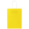 Bolsas de papel kraft con asas 250 uds amarillas 15x8x21 cm 5