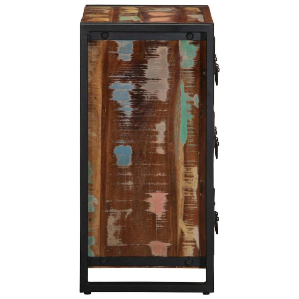 Aparador de madera maciza reciclada 50x35x70 cm M 3
