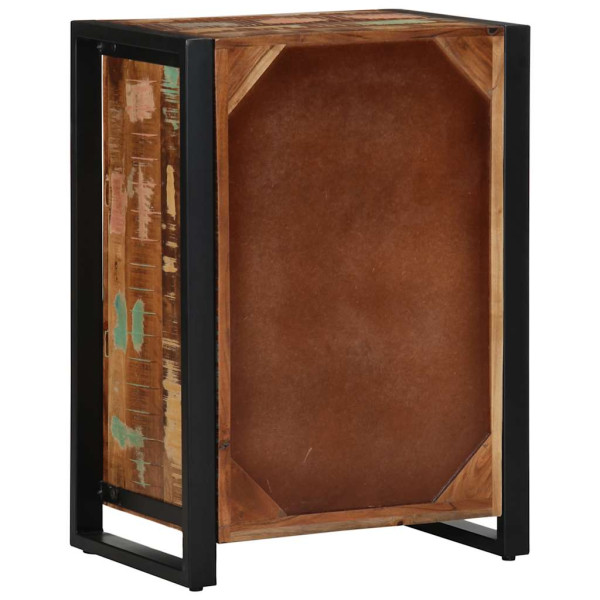 Aparador de madera maciza reciclada 50x35x70 cm M 4