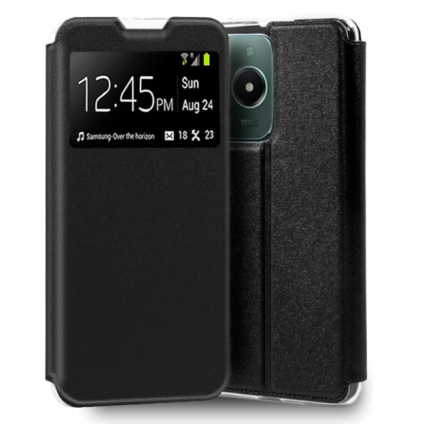Funda COOL Flip Cover para Realme C61 / C63 Liso Negro D