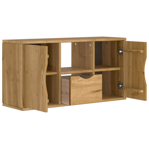 Mueble para TV con cajón ODDA 79x24x40.5 cm madera pino maciza M 5