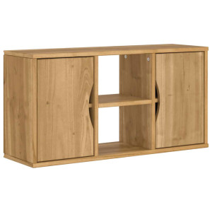 Mueble de TV ODDA madera maciza de pino 79x24x40.5 cm H