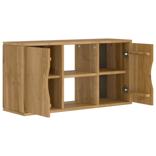 Mueble de TV ODDA madera maciza de pino 79x24x40.5 cm M 5