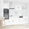 Mueble cocina Kalmar blanco de alto brillo 7 pzas 3