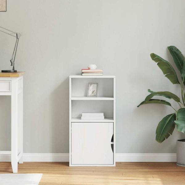 Mueble auxiliar ODDA blanco 40x24x79 cm madera maciza de pino M 3
