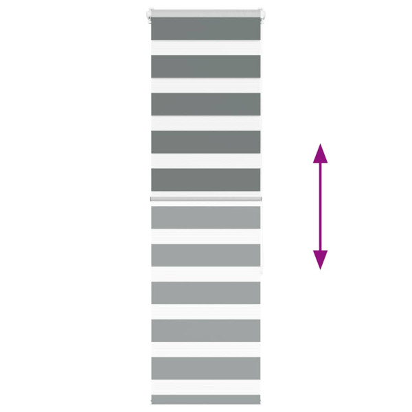 Cortina de zebra 45x150 cm largura do tecido 40.9 cm poliéster M 5