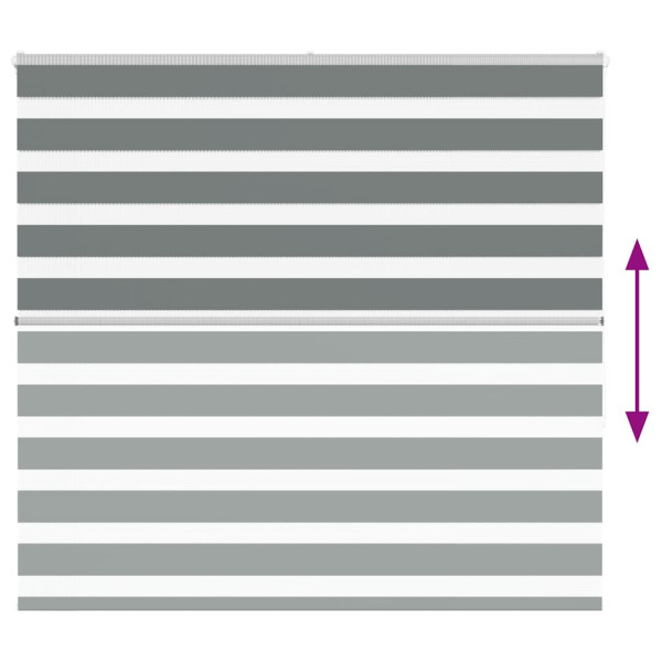 Cortina de zebra 160x150 cm largura do tecido 155.9cm poliéster M 5