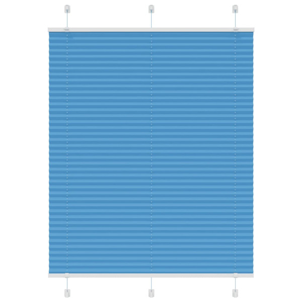 Estor Plisado azul 110x100 cm Tela Ancho 109.4 cm Poliéster D
