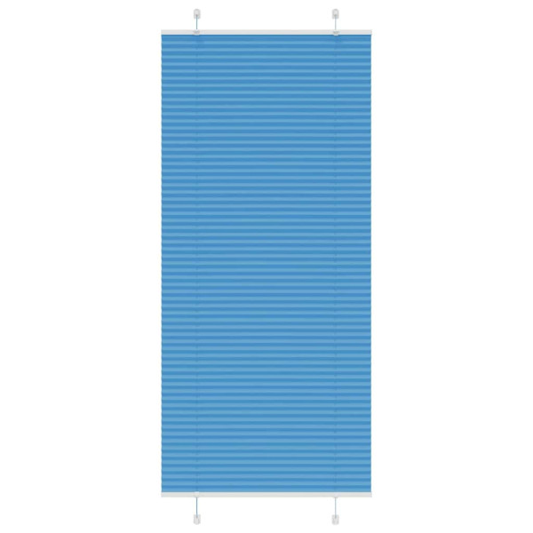Estor Plisado azul 85x200 cm Tela Ancho 84.4 cm Poliéster D