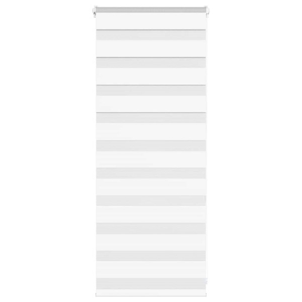 Estor cebra blanco 60x100 cm tejido ancho 55.9 cm poliéster D