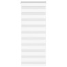 Estor cebra blanco 60x100 cm tejido ancho 55.9 cm poliéster 1