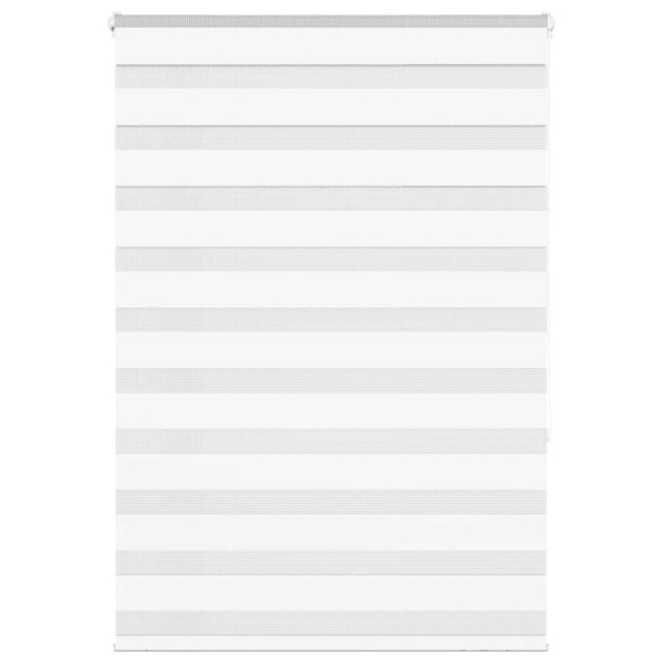Estor cebra blanco 105x150 cm tejido ancho 100.9 cm poliéster D