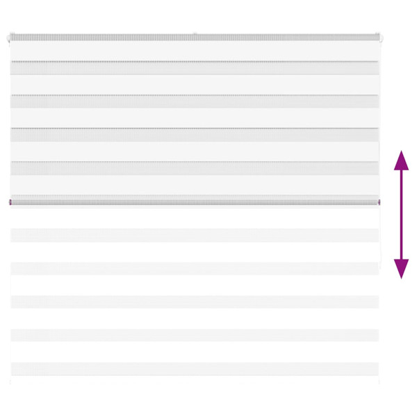 Cortina de zebra 165x150 cm largura do tecido 160.9cm poliéster M 5