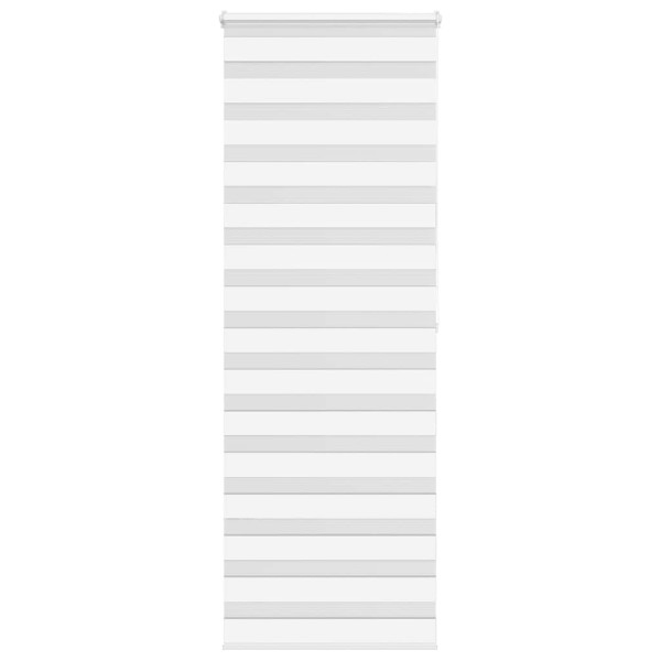 Estor cebra blanco 70x200 cm tejido ancho 65.9 cm poliéster D