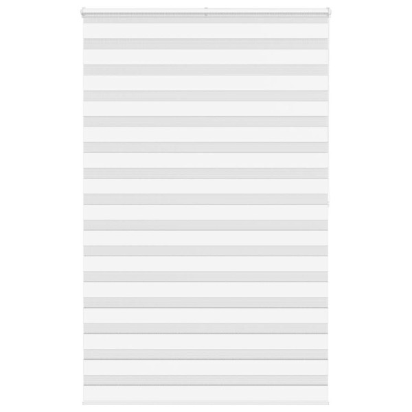 Estor cebra blanco 140x200 cm tejido ancho 135.9 cm poliéster D