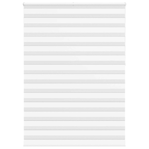Estor cebra blanco 160x230 cm tejido ancho 155.9 cm poliéster D
