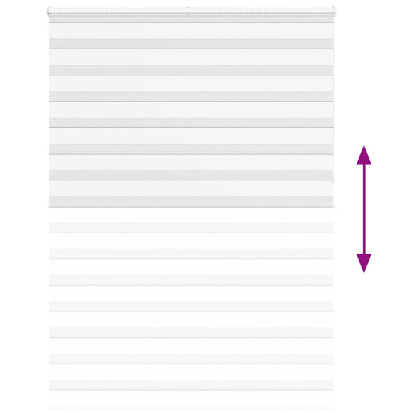 Estor cebra blanco 160x230 cm tejido ancho 155.9 cm poliéster M 5