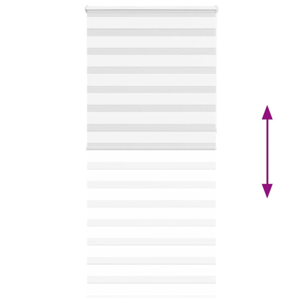 Estor cebra blanco 115x230 cm tejido ancho 110.9 cm poliéster M 5