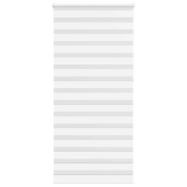 Estor cebra blanco 95x230 cm tejido ancho 90.9 cm poliéster D