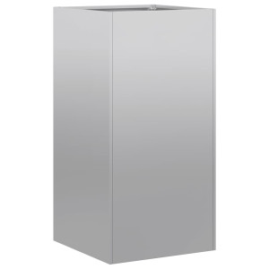 Planter 40x40x80 cm aço galvanizado H