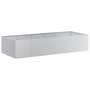 Planter 200x80x40 cm aço galvanizado H