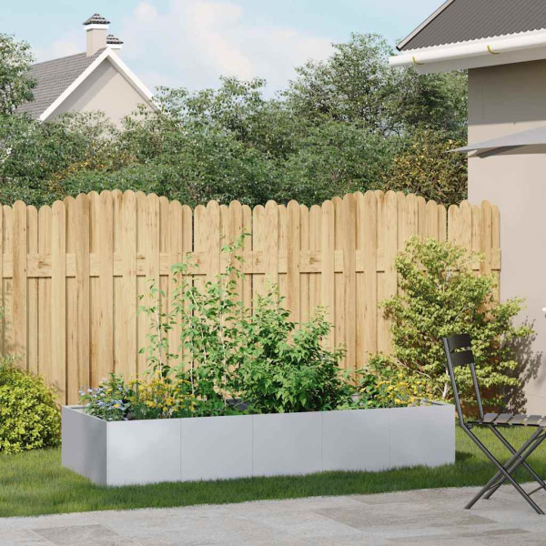 Jardinera 200x80x40 cm de acero galvanizado M 3