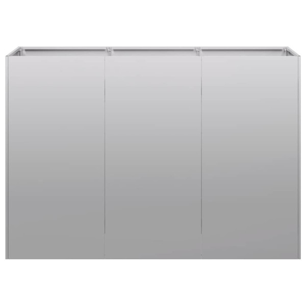 Planter 120x40x80 cm aço galvanizado M 4