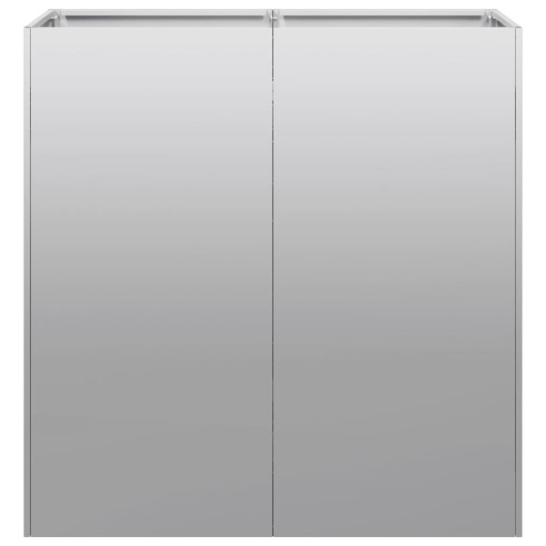 Jardinera 80x40x80 cm de acero galvanizado M 4