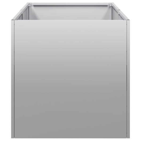 Jardinera 40x80x40 cm de acero galvanizado M 4