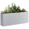 Planter 200x40x80 cm aço galvanizado 1
