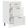 Mueble bajo de cocina Porto alto brillo blanco 5