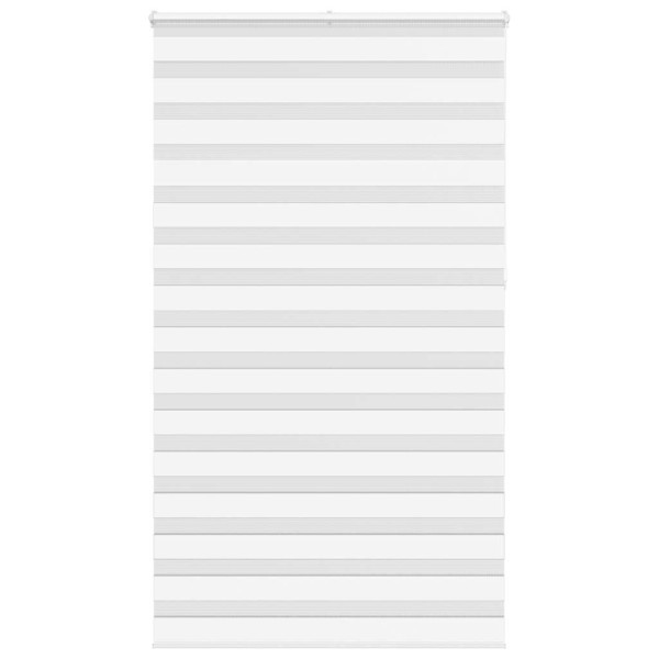 Estor cebra blanco 125x230 cm tejido ancho 120.9 cm poliéster D