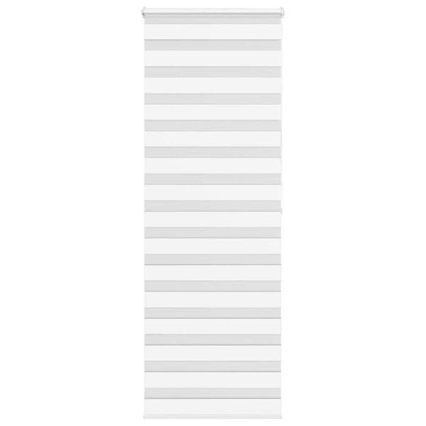 Estor cebra blanco 80x200 cm tejido ancho 75.9 cm poliéster D