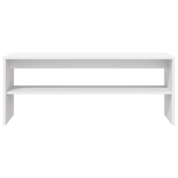 Móvel de TV 100x40x40 cm contraplacado branco M 5