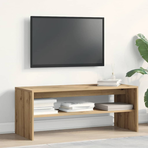 Mueble de TV madera de ingeniería roble artisan 100x40x40 cm M 3