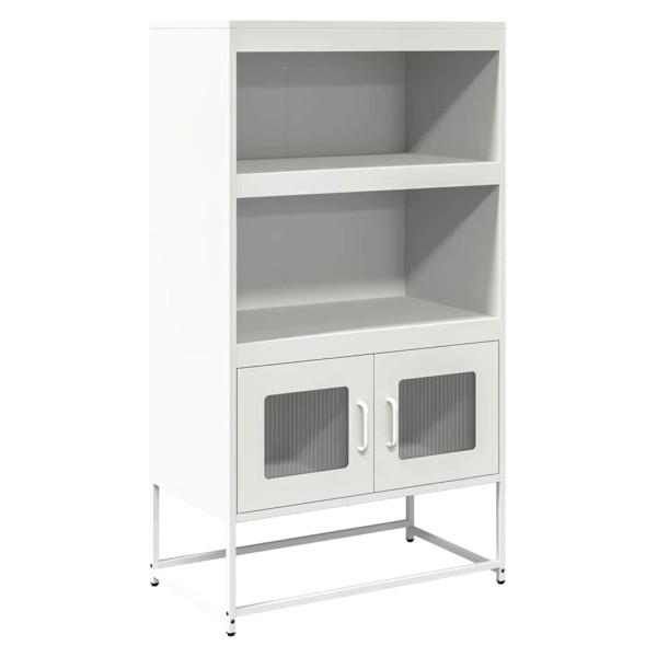 Aparador alto 68x39x123 cm aço branco M 2