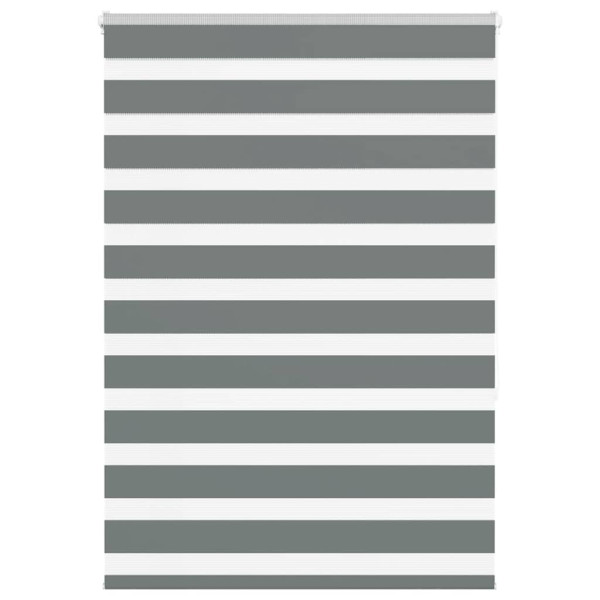 Estor cebra gris oscuro tejido ancho 100.9 cm poliéster D