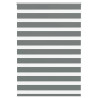 Estor cebra gris oscuro tejido ancho 100.9 cm poliéster 1