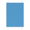 Azul Plissada Cega 95x100 cm Largura Tecido 94.4 cm Poliéster 1