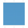 Estor Plisado azul 120x100 cm Tela Ancho 119.4 cm Poliéster 1