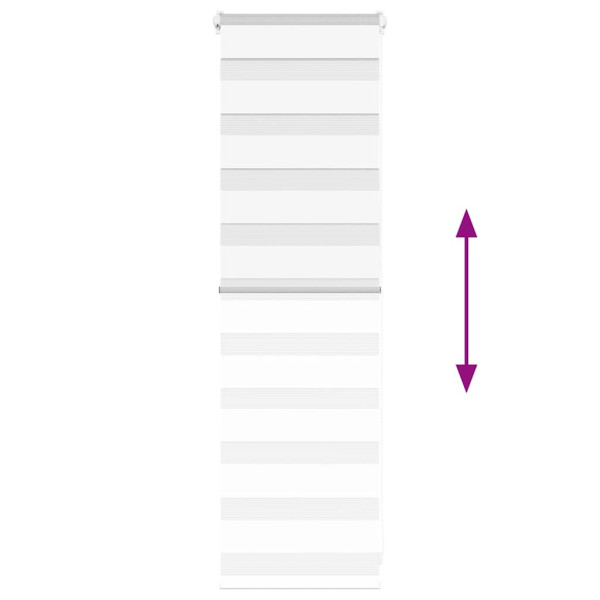 Cortina de zebra 50x100 cm largura do tecido 45.9 cm poliéster M 5