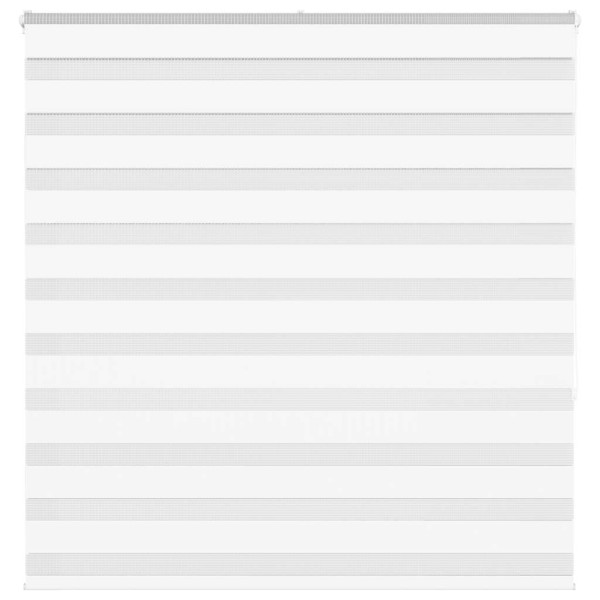 Estor cebra blanco 150x150 cm tejido ancho 145.9 cm poliéster D