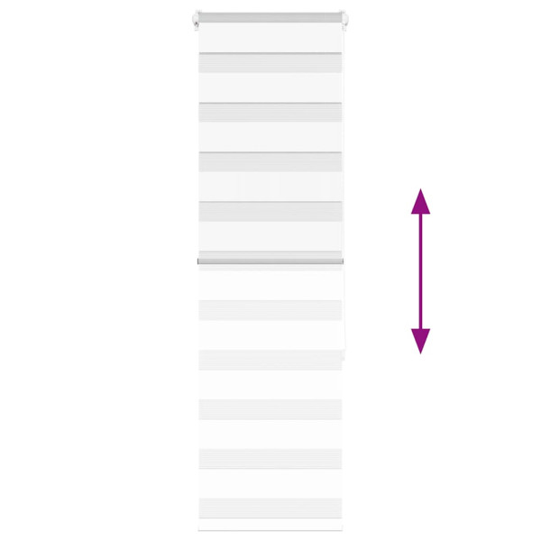 Cortina de zebra 45x150 cm largura do tecido 40.9 cm poliéster M 5