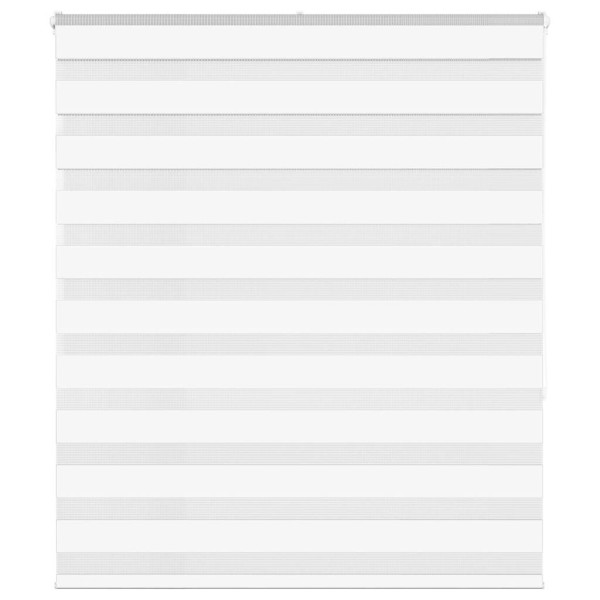 Estor cebra blanco 120x150 cm tejido ancho 115.9 cm poliéster D