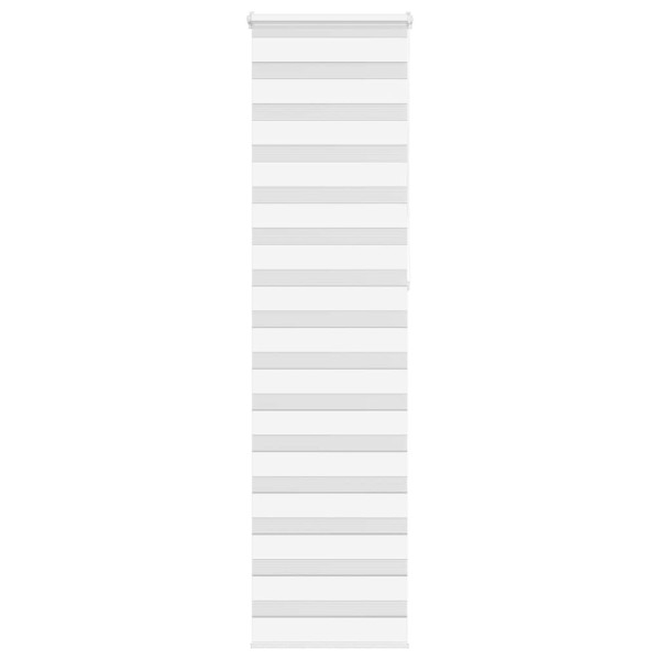 Estor cebra blanco 65x230 cm tejido ancho 60.9 cm poliéster D