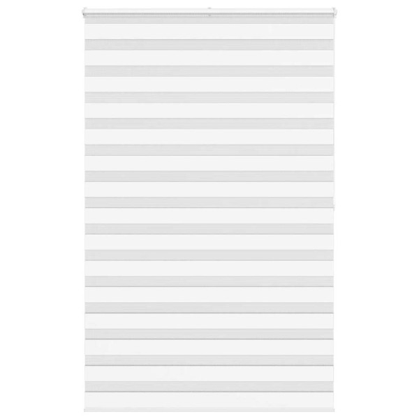 Estor cebra blanco 145x200 cm tejido ancho 140.9 cm poliéster D