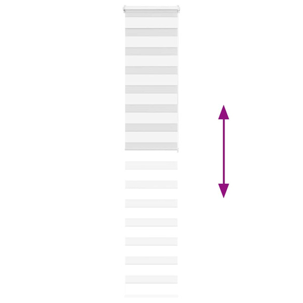 Cortina de zebra 50x200 cm largura do tecido 45.9 cm poliéster M 5