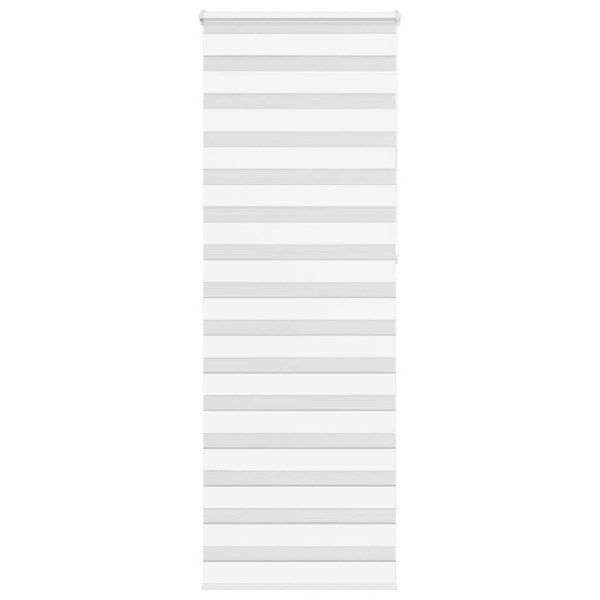 Estor cebra blanco 75x230 cm tejido ancho 70.9 cm poliéster D