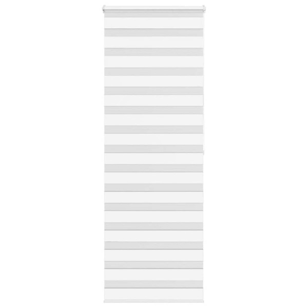 Estor cebra blanco 85x200 cm tejido ancho 80.9 cm poliéster D