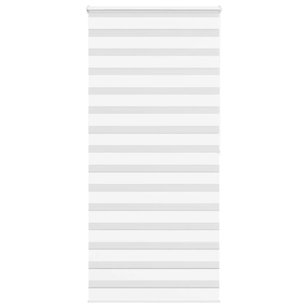 Estor cebra blanco 115x200 cm tejido ancho 110.9 cm poliéster D